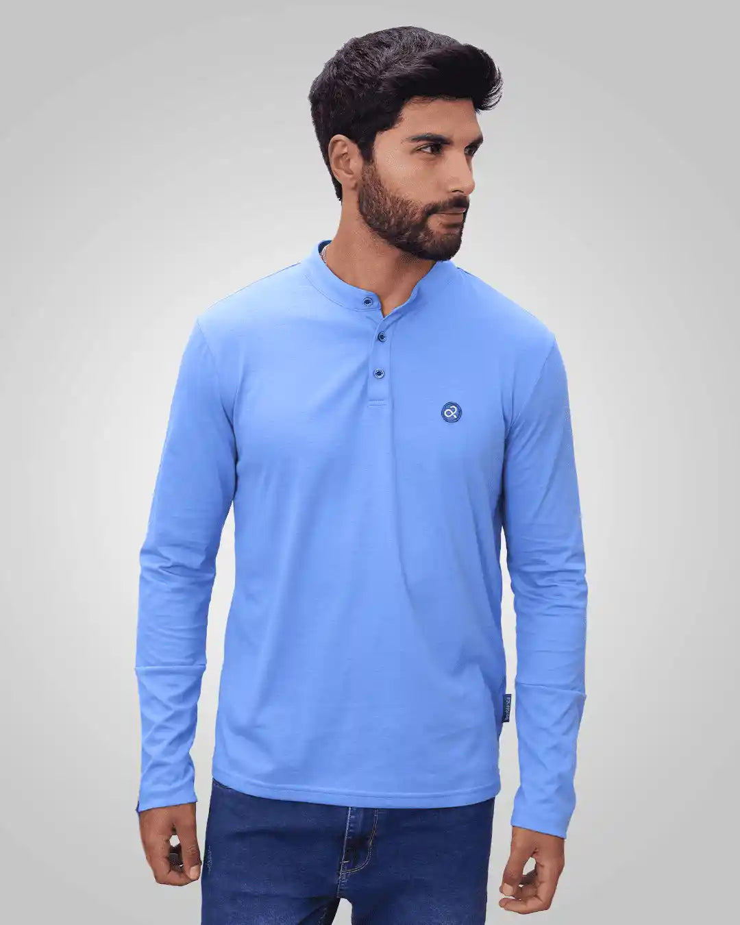 Pima Henley-Placket T-Shirt